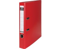 Pergamy classeur, pour ft A4, en carton recouvert de PP, avec bord de protection, dos de 5 cm, rouge