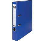 Pergamy classeur, pour ft A4, en carton recouvert de PP, avec bord de protection, dos de 5 cm, bleu