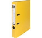 Pergamy classeur, pour ft A4, en carton recouvert de PP, avec bord de protection, dos de 5 cm, jaune