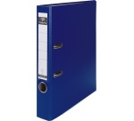 Pergamy classeur, pour ft A4, en carton recouvert de PP, avec bord de protection, dos de 5 cm, bleu foncé