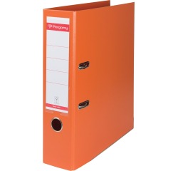 Pergamy ordner, voor ft A4, volledig uit PP, rug van 8 cm, oranje