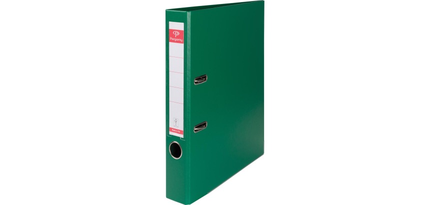 Pergamy classeur, pour ft A4, entièrement en PP, dos de 5 cm, vert