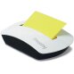 Pergamy notes, ft 76 x 76 mm neon jaune, 100 feuilles + dispenseur