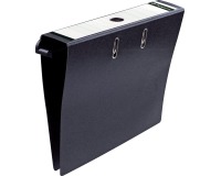 Pergamy hangmapordner, ft A4, 2 pochettes, karton, rug van 5 cm, zwart
