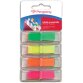 Pergamy index ft 45 x 12 mm, blister met 4 geassorteerde neonkleuren, met dispenser