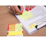 Pergamy notes transparentes, ft 76 x 76 mm, 50 feuilles, jaune