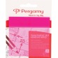 Pergamy notes transparentes, ft 76 x 76 mm, 50 feuilles, rose