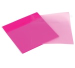 Pergamy notes transparentes, ft 76 x 76 mm, 50 feuilles, rose