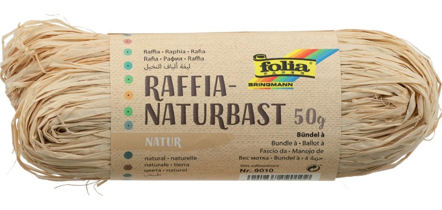 Folia raffia naturel
