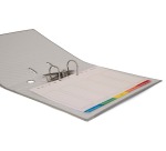 Pergamy intercalaires avec page de garde, ft A4, perforation 11 trous, couleurs assorties, set 1-5