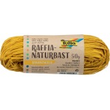 Folia raffia donkergeel