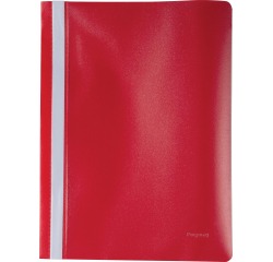 Pergamy farde à devis, ft A4, PP, paquet de 25 pièces, rouge