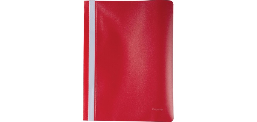 Pergamy farde à devis, ft A4, PP, paquet de 25 pièces, rouge