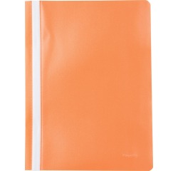 Pergamy snelhechtmap, ft A4, PP, pak van 5 stuks, oranje