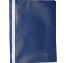 Pergamy farde à devis, ft A4, PP, paquet de 25 pièces, bleu foncé