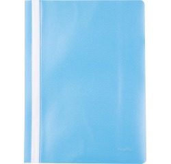 Pergamy farde à devis, ft A4, PP, paquet de 5 pièces, bleu