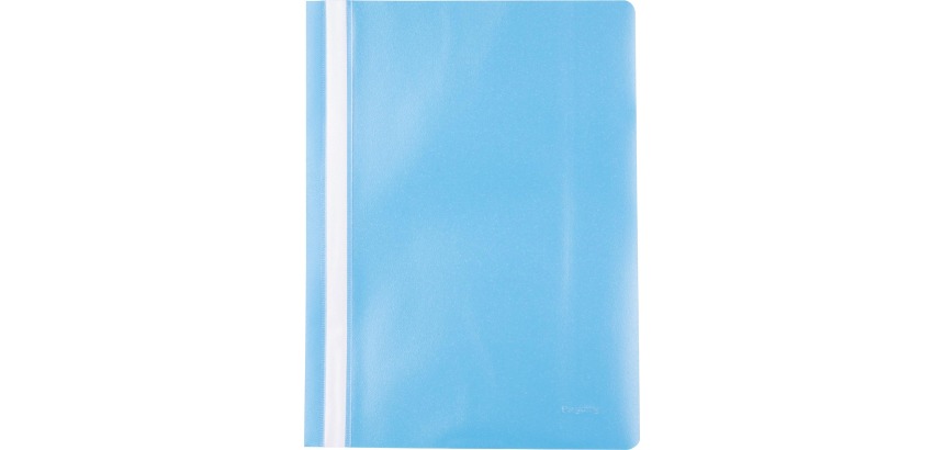 Pergamy snelhechtmap, ft A4, PP, pak van 5 stuks, blauw