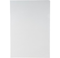 Pergamy L-map, ft A4, PP van 90 micron, doos van 100 stuks, transparant