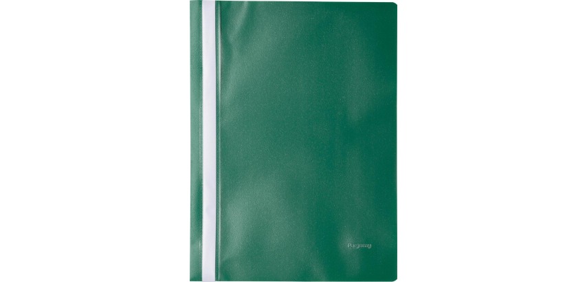 Pergamy snelhechtmap, ft A4, PP, pak van 25 stuks, groen