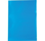 Pergamy pochette coin, ft A4, PP de 120 micron, paquet de 25 pièces, bleu