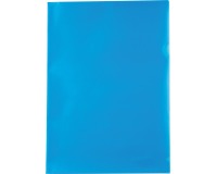 Pergamy pochette coin, ft A4, PP de 120 micron, paquet de 25 pièces, bleu