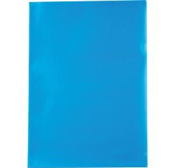Pergamy L-map, ft A4, PP van 120 micron, pak van 25 stuks, blauw