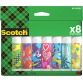 Scotch bâton de colle 8 g, paquet de 8 bâtons