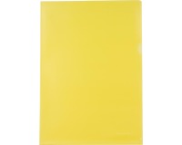 Pergamy pochette coin, ft A4, PP de 120 micron, paquet de 25 pièces, jaune