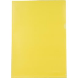 Pergamy L-map, ft A4, PP van 120 micron, pak van 25 stuks, geel