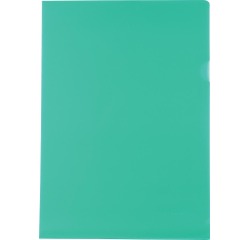 Pergamy pochette coin, ft A4, PP de 120 micron, paquet de 25 pièces, vert