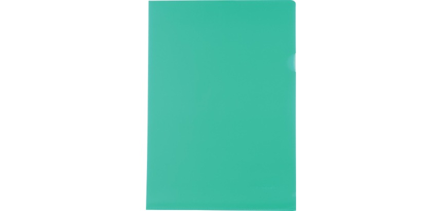 Pergamy pochette coin, ft A4, PP de 120 micron, paquet de 25 pièces, vert