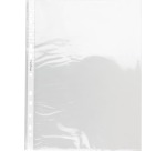 Pergamy geperforeerde showtas, ft A4, 11-gaatsperforatie, glasheldere PP van 60 micron, pak van 100 stuks