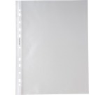 Pergamy pochette perforée, ft A4, perforation 11 trous, PP grainée de 60 micron, paquet de 200 pièces