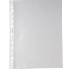 Pergamy geperforeerde showtas, ft A4, 11-gaatsperforatie, gekorrelde PP van 60 micron, pak van 200 stuks