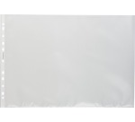 Pergamy pochette perforée, ft A3 landscape, perforation 11 trous, PP grainée, paquet de 100 pièces