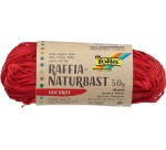 Folia raphia rouge foncé