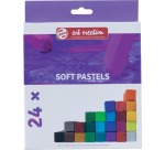 Talens Art Creation soft pastels, box of 24 pieces in assorted colors