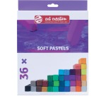 Talens Art Creation soft pastels, box of 36 pieces in assorted colors