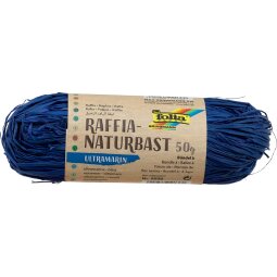 Folia raffia ultramarijn