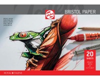 Talens Bristol papier, 250 g, ft 29,7 x 42 cm, A3, bloc de 20 feuilles