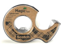 Magic Tape Greener Choice Adhesive Tape, ft 19 mm x 20 m, with recycled plastic dispenser