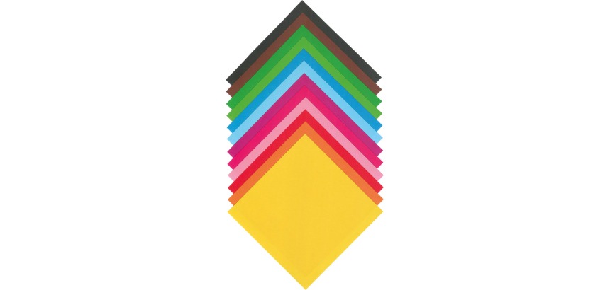 Origami paper sheets, 13 x 13 cm, pack of 100 sheets