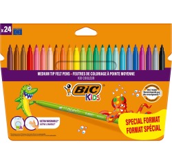 Bic Kids feutre Couleur, blister de 18 + 6 gratuit
