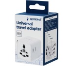 Gembird adaptateur mondial, blanc