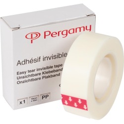 Pergamy ruban adhésif, invisible, ft 19 mm x 33 m