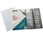 Badge avec aimant, ft 60 x 90 mm, boîte de 20 pièces