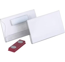 Badge met magneet, ft 60 x 90 mm, doos van 20 stuks