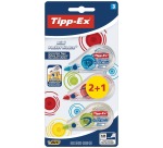 Tipp-Ex Mini Pocket Mouse Fashion Correction Tape, blister pack of 2 + 1 free