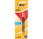 Bic Nachfüllung für Kugelschreiber 4 Colours Medium, Blister mit 2 Stück, Rot