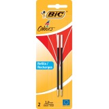 GB_Bic recharge pour stylo bille 4 Colours Medium, blister de 2 pièces, rouge